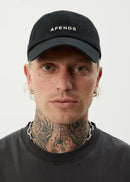 Afends Daylight - Panelled Cap - Stone Black