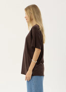 Afends Slay Oversized Tee Coffee