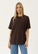 Afends Slay Oversized Tee Coffee