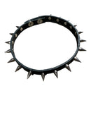 Famous Rock Shop Spike Studded Leather Choker.