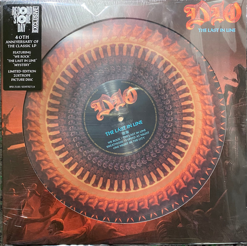 DIO Last in Line 40th Anniversary zoetrope Picture Vinyl