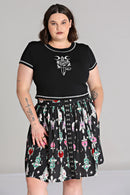 Hell Bunny Roesia Top Black
