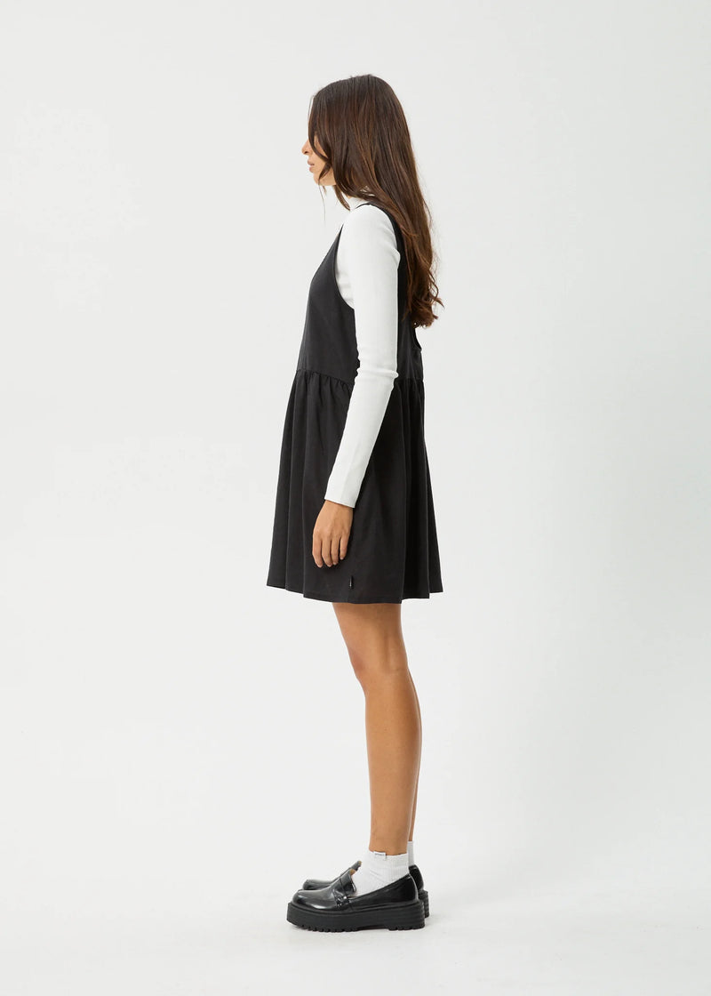 Afends Jesse Black Mini Dress Hemp