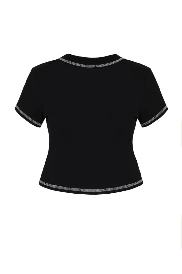 Hell Bunny Roesia Top Black