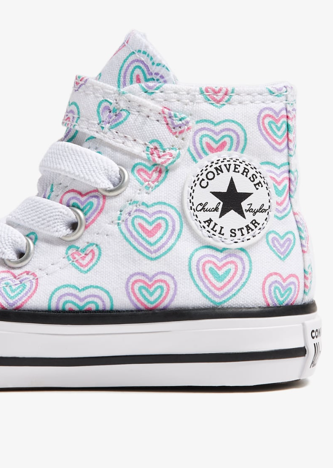 Converse Infants High Top Hearts A08379C