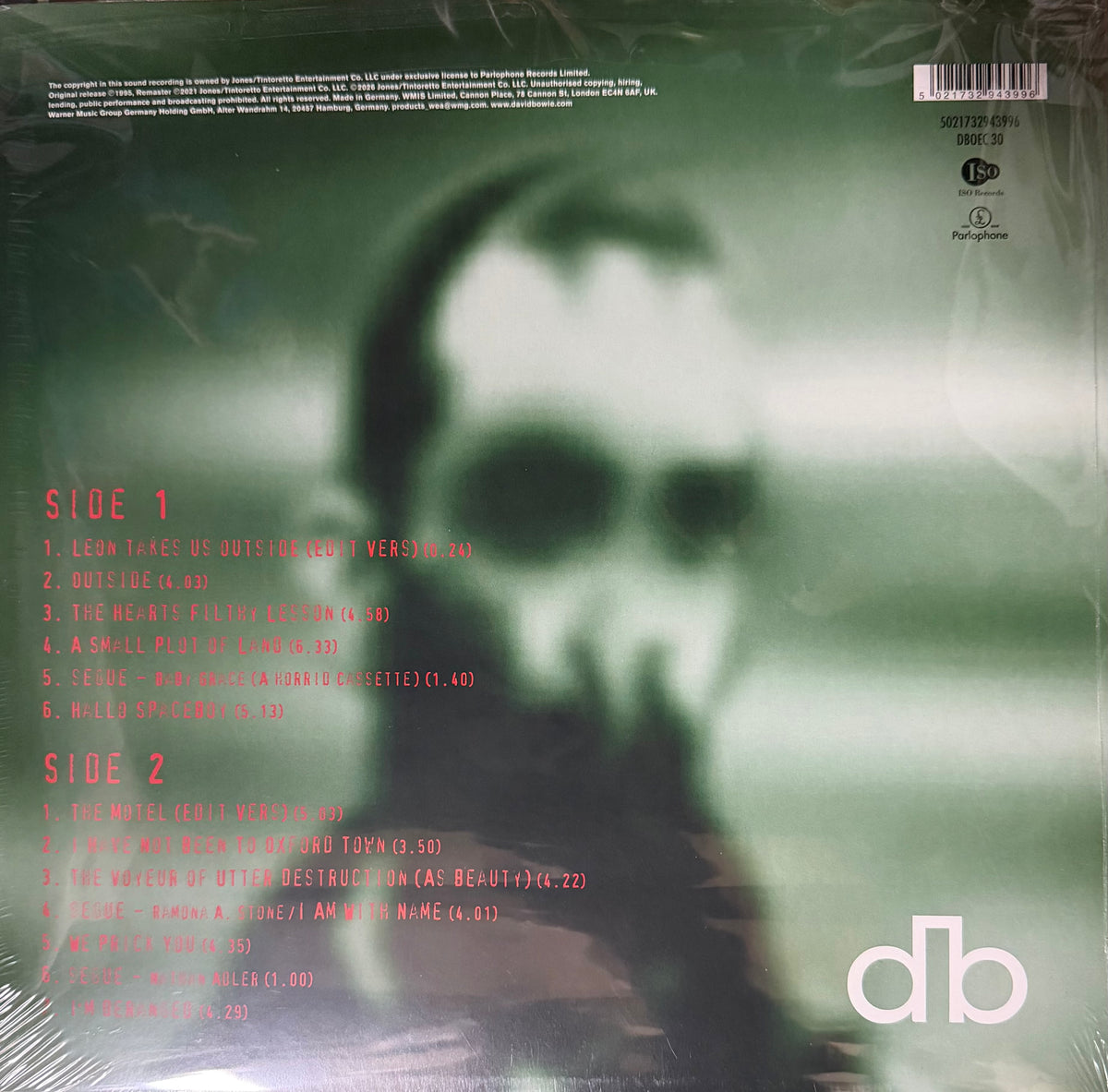 David Bowie – Excerpts From Outside RSD Vinyl LP