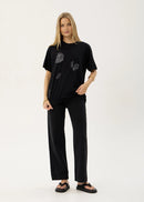 Afends Unbound Oversized Tee Black