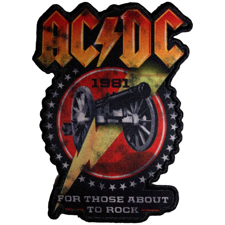 ACDC For Those About To Rock 1981 Woven Patch