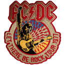 ACDC Let There Be Rock 1977 Tour Woven Patch