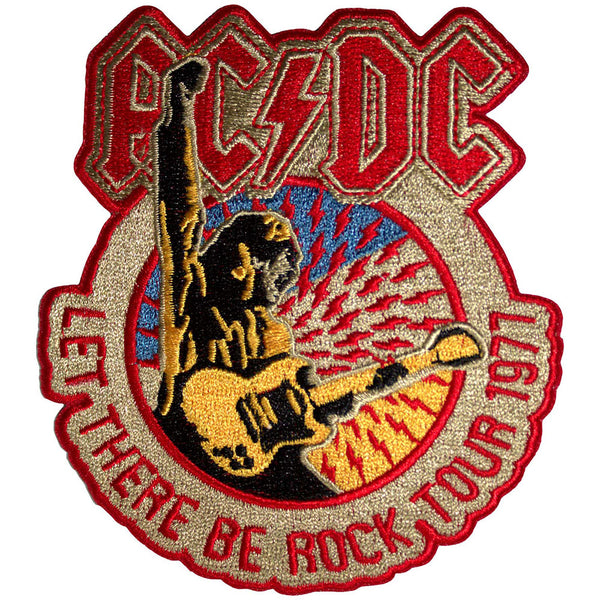 ACDC Let There Be Rock 1977 Tour Woven Patch