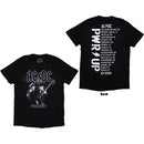 ACDC PWRD-UP B&W Photo EU Tour 24 Unisex T-Shirt 