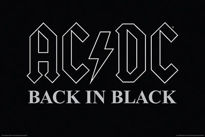 ACDC Back in Black Poster