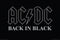 ACDC Back in Black Poster