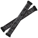 Black scarf with AC/DC logo and text on a white background