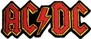 ACDC Embroidered Sew On Patch