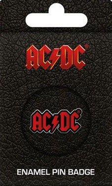 ACDC Logo Enamel Pin Bage