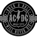 ACDC Rock N Roll Will Never Die Patch