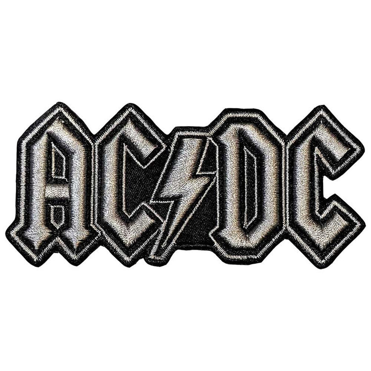 ACDC Silver Logo Patch Silver Logo