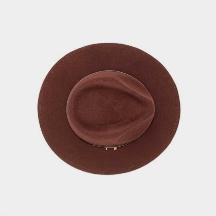 Ace Of Something Oslo Auburn Fedora Felt Hat