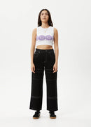 Afends Daisy Cropped Singlet White