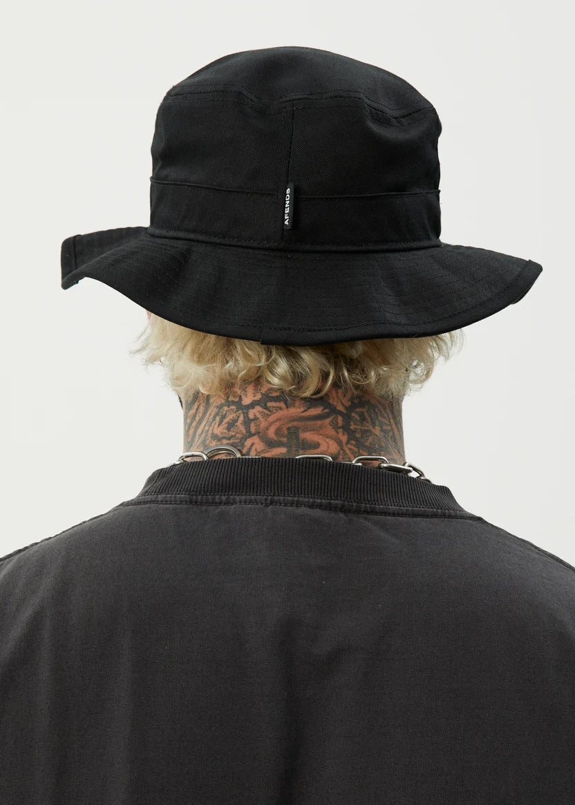 Afends Flame Bucket Hat Black