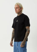 Afends Burnin Retro Tee Black