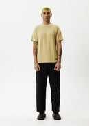 Afends Classic Hemp Retro T-Shirt Camel