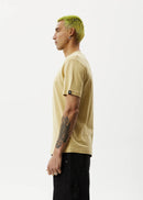 Afends Classic Hemp Retro T-Shirt Camel