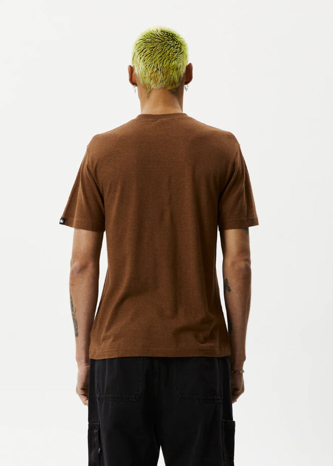 Afends Classic Hemp Retro T-Shirt Toffee