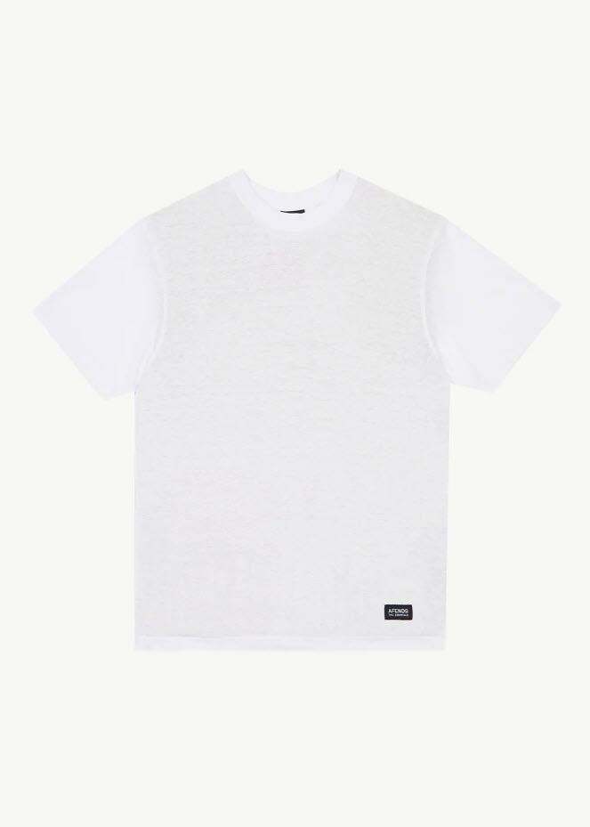 Afends Classic Hemp Retro T-Shirt White