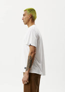 Afends Classic Hemp Retro T-Shirt White