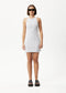 Afends - Digital Daisy Ribbed Dress Charcoal