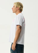 Afends Dolfends Boxy Tee White