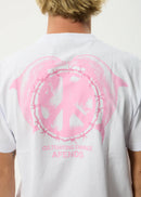 Afends Dolfends Boxy Tee White