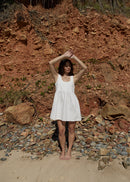 Afends Hemp Jesse Mini Dress Natural White