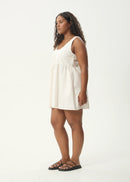 Afends Hemp Jesse Mini Dress Natural White