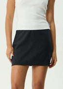 Afends Hemp Lilo Mini Skirt Black