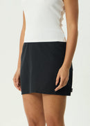 Afends Hemp Lilo Mini Skirt Black