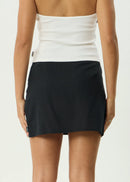 Afends Hemp Lilo Mini Skirt Black