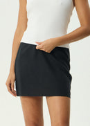 Afends Hemp Lilo Mini Skirt Black