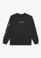 Afends High Utility Long Sleeve Tee Stone Black