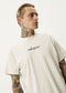 Afends - High Utility Recycled Boxy Fit Tee Moonbeam