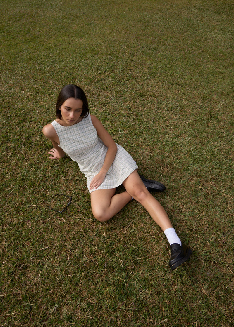 Afends Organic Focus Seersucker Mini Dress