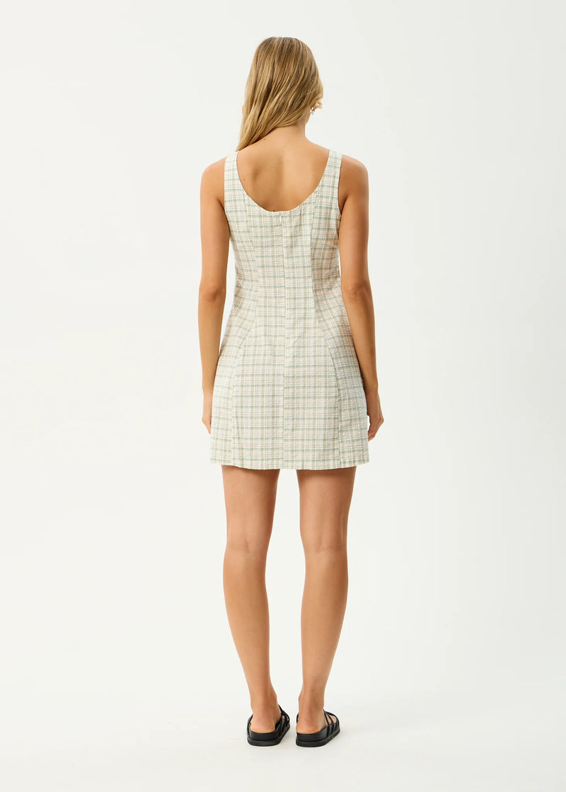 Afends Organic Focus Seersucker Mini Dress