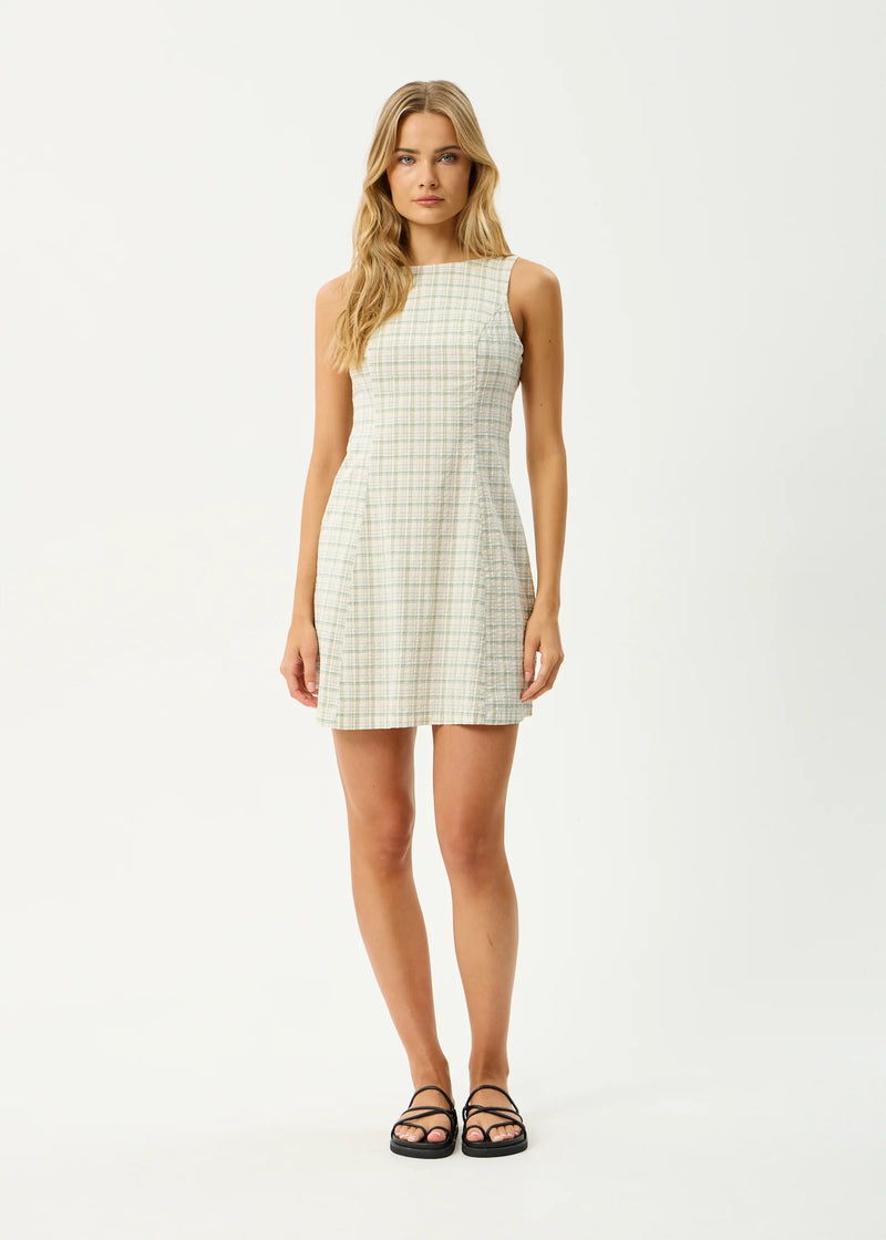 Afends Organic Focus Seersucker Mini Dress