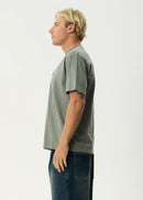Afends Vinyl Retro Tee Washed Sycamore