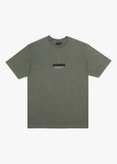 Afends Vinyl Retro Tee Washed Sycamore