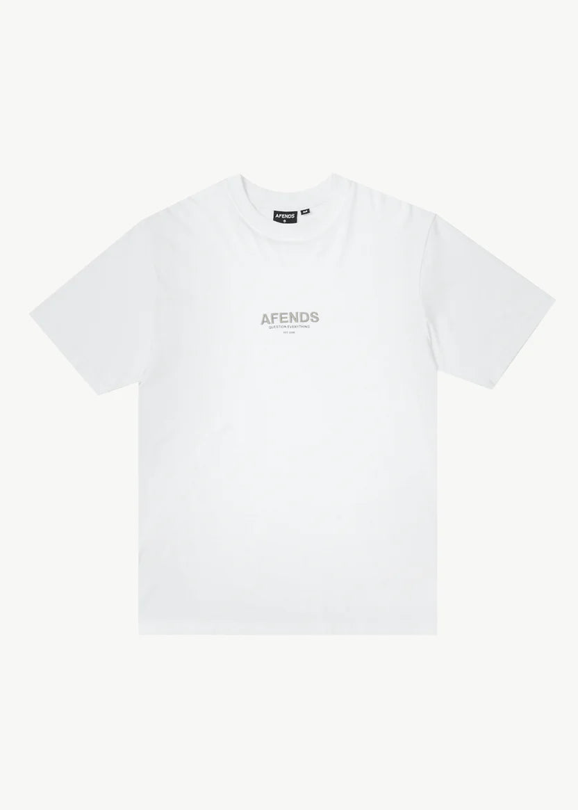 Afends Vinyl Retro Tee White
