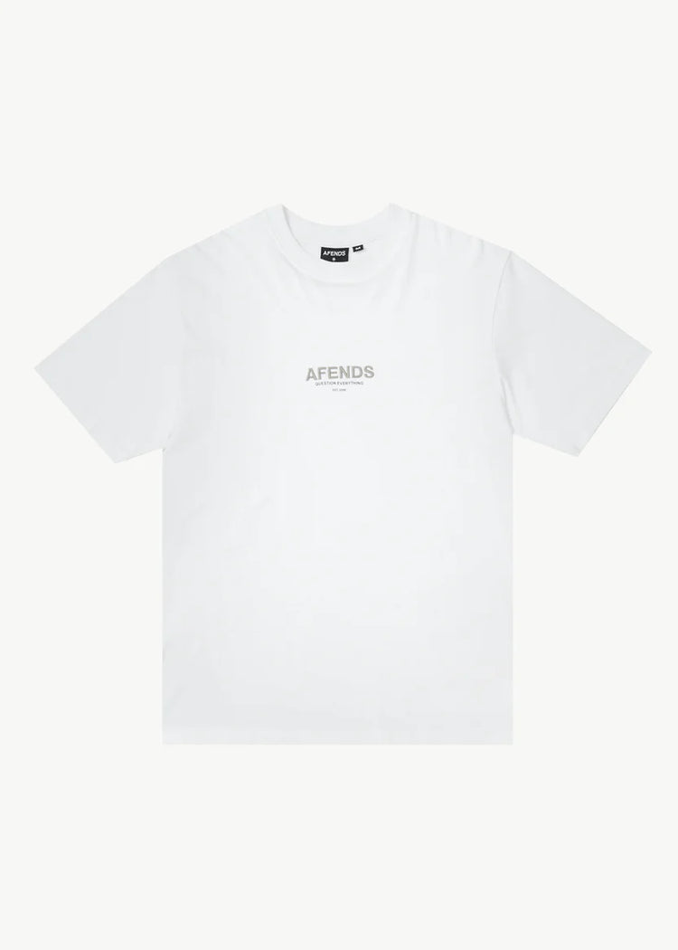 Afends Vinyl Retro Tee White