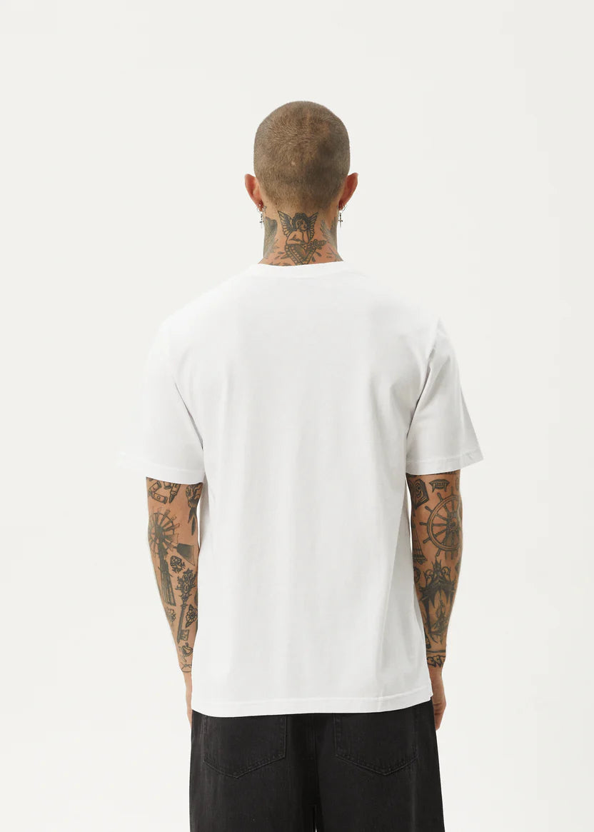 Afends Vinyl Retro Tee White